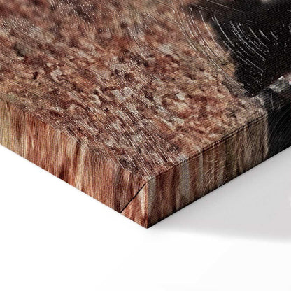 Leinwandbild - Autumn Walk (1 Part) Vertical