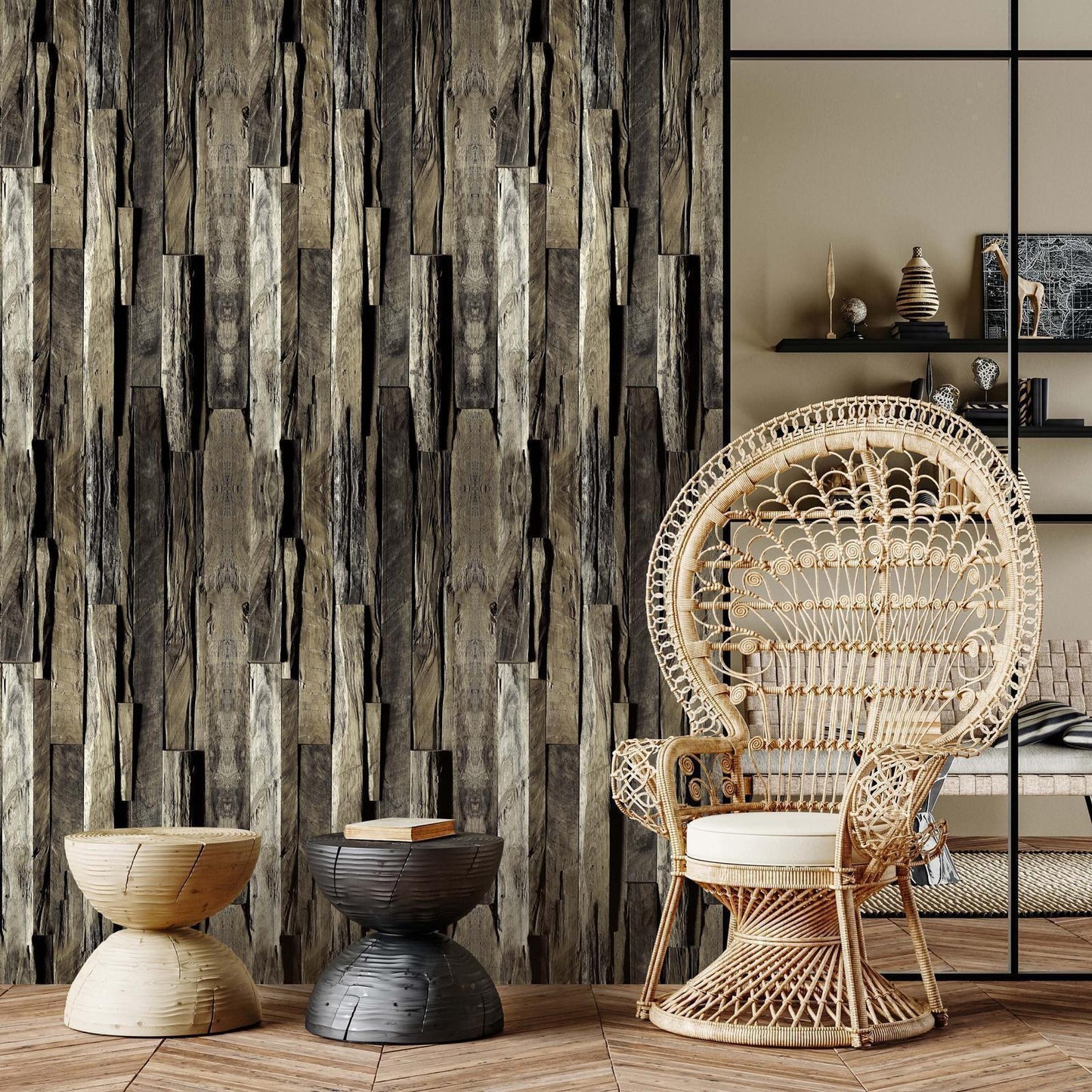 Tapete „Mysterious Hue“ – Elegantes Wanddesign in sanften Farbverläufen