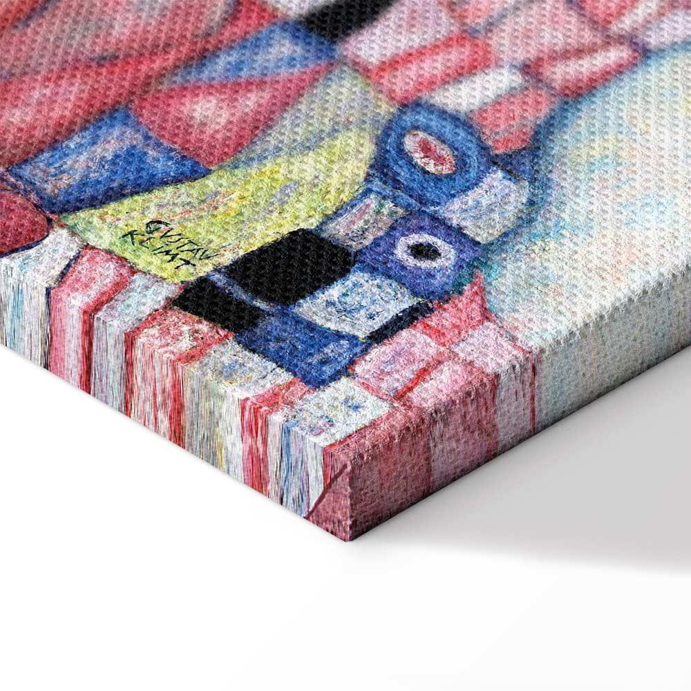 Leinwandbild - Gustav Klimt – Death and Life