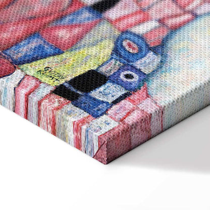 Leinwandbild - Gustav Klimt – Death and Life