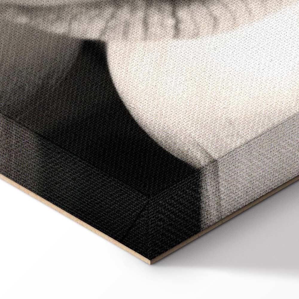 Leinwandbild - Delicacy of Petals in Nature (1-part) - Flower in Black and White