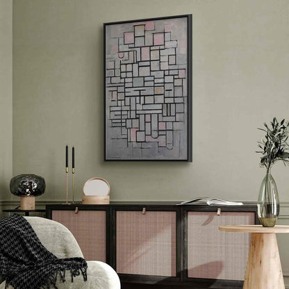 Leinwandbild - Piet Mondrian – Composition No IV