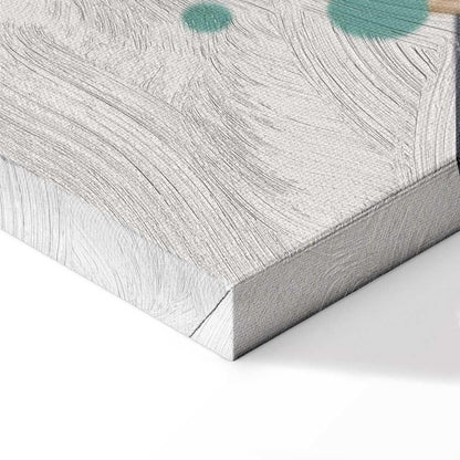 Leinwandbild - Geometric Landscape (1 Part) Vertical