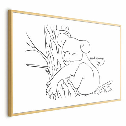 Poster - Sleeping Koala Artgeist