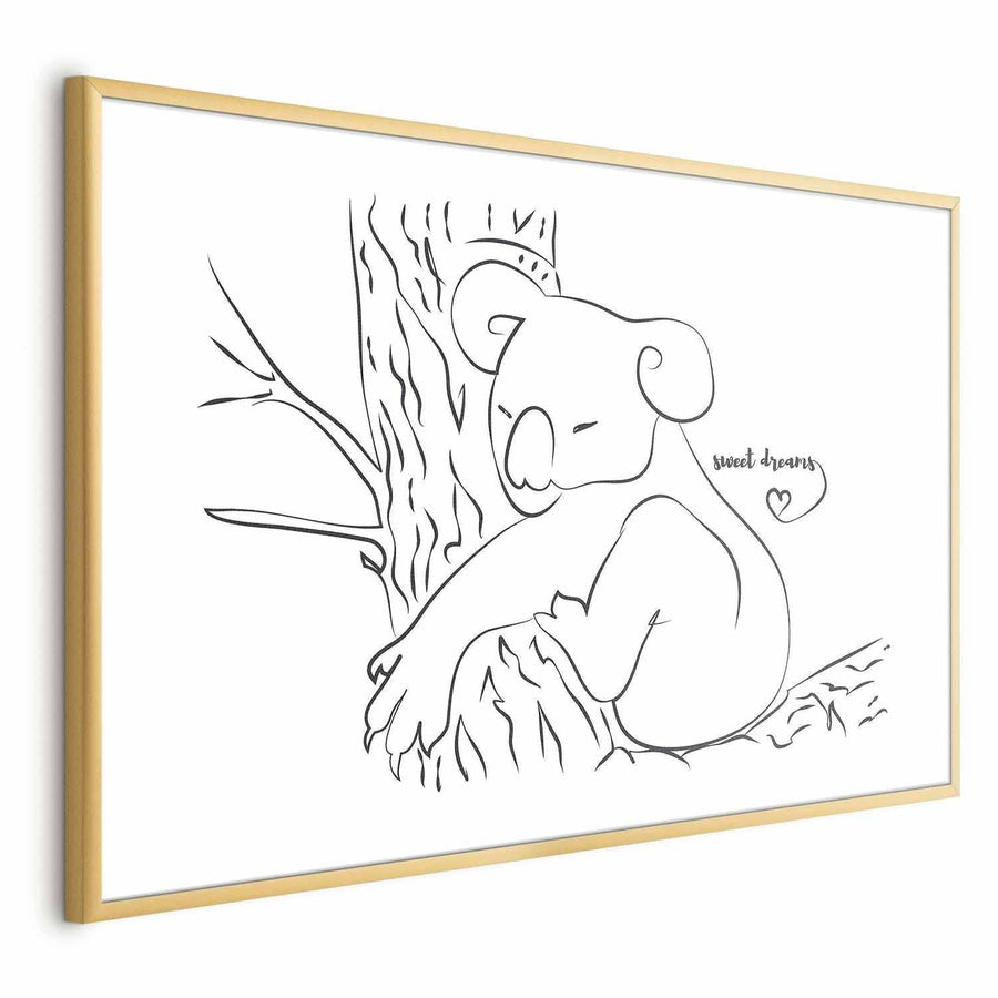 Poster - Sleeping Koala Artgeist