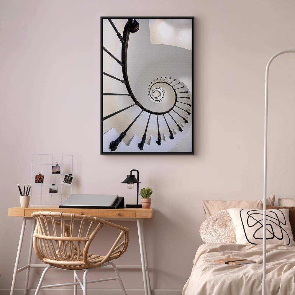 Leinwandbild - Endless Stairs (1 Part) Vertical