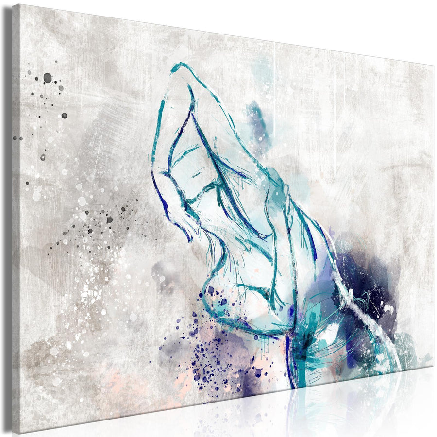Leinwandbild - Blue Woman (1 Part) Wide Artgeist