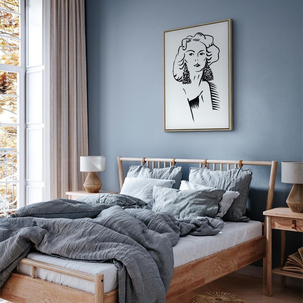 Leinwandbild - Romantic Blonde (1 Part) Vertical