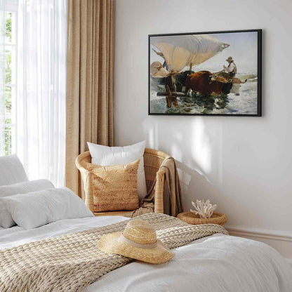 Leinwandbild - Joaquín Sorolla y Bastida – The Return from Fishing