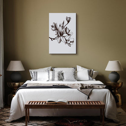 Leinwandbild - Renaissance Magnolias (1 Part) Vertical