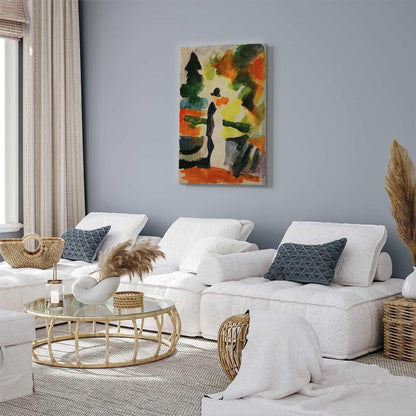 Leinwandbild - August Macke – Paar im Park