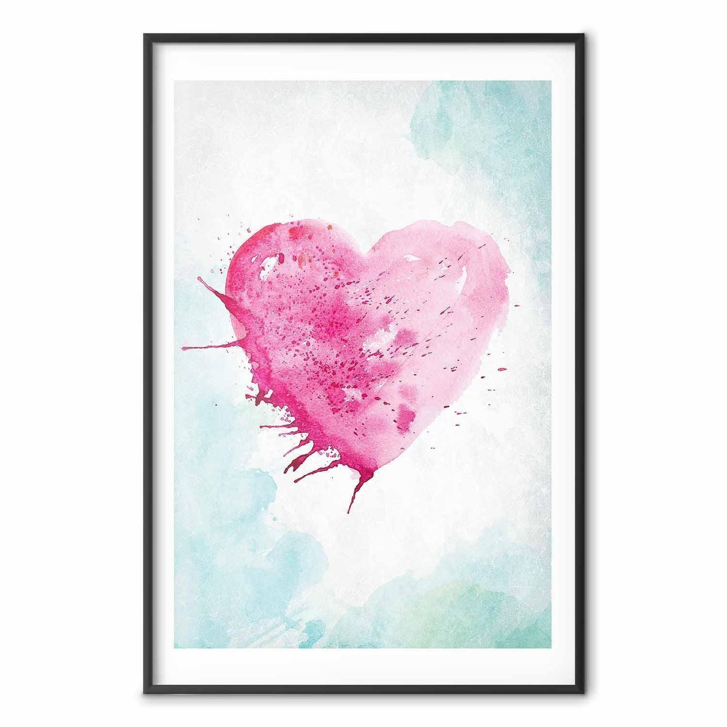 Poster - Watercolor Heart