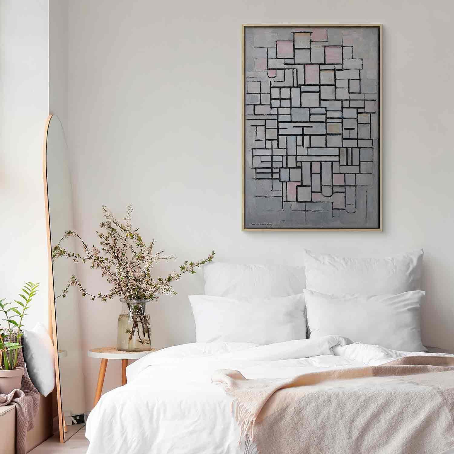 Leinwandbild - Composition No IV (Piet Mondrian) Artgeist