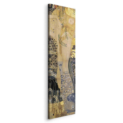 Leinwandbild - Gustav Klimt – Water Serpents