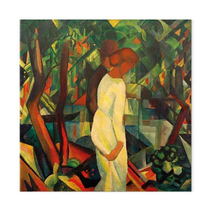 Leinwandbild - August Macke – Paar im Wald