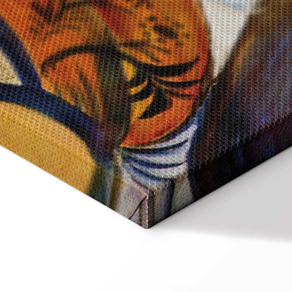 Leinwandbild - August Macke – Nackte Mädchen in der Barke