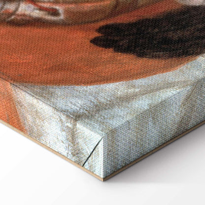 Leinwandbild - Frida Kahlo – Self-Portrait with Monkey