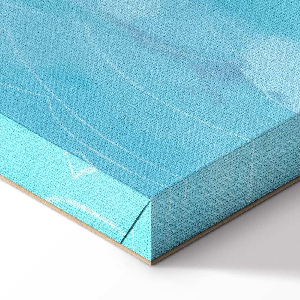 Leinwandbild - Night Waves (1 Part) Wide - Third Variant