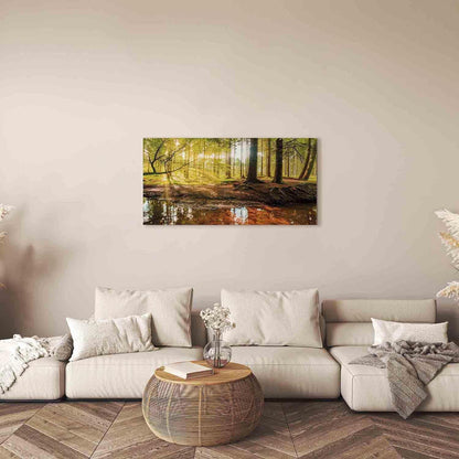 Leinwandbild Herbstträume – Stimmungsvolle Naturkunst in warmen Farben
