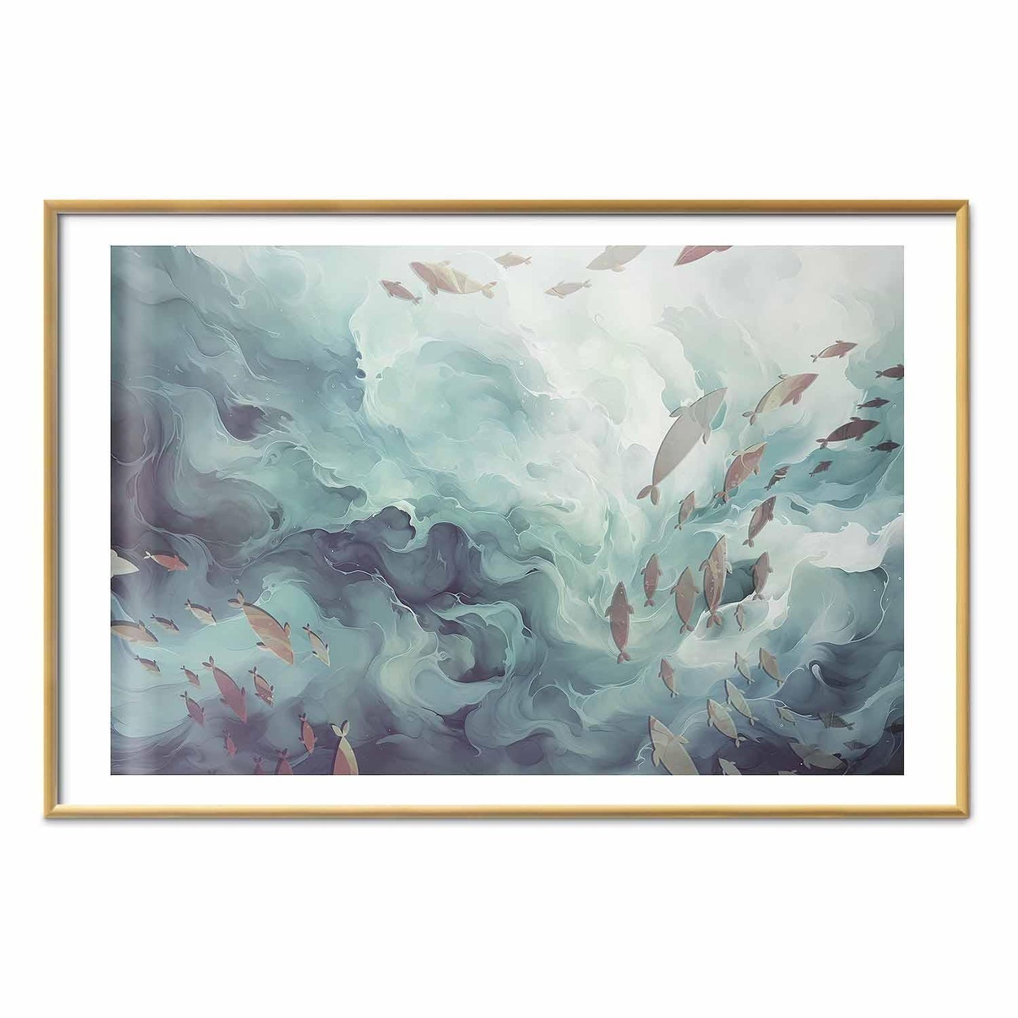 Poster - Fish in the Ocean