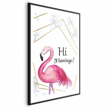 Poster - Hi Flamingo! Artgeist