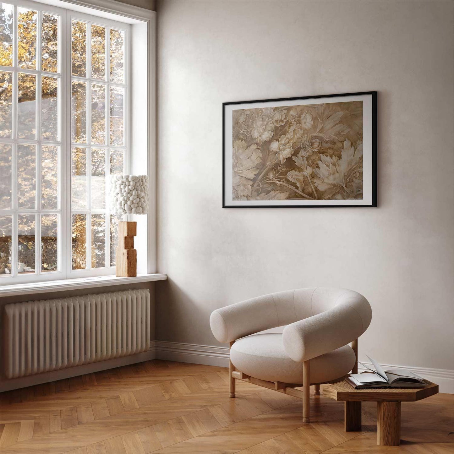 Poster - Ornamental Floral Carvings