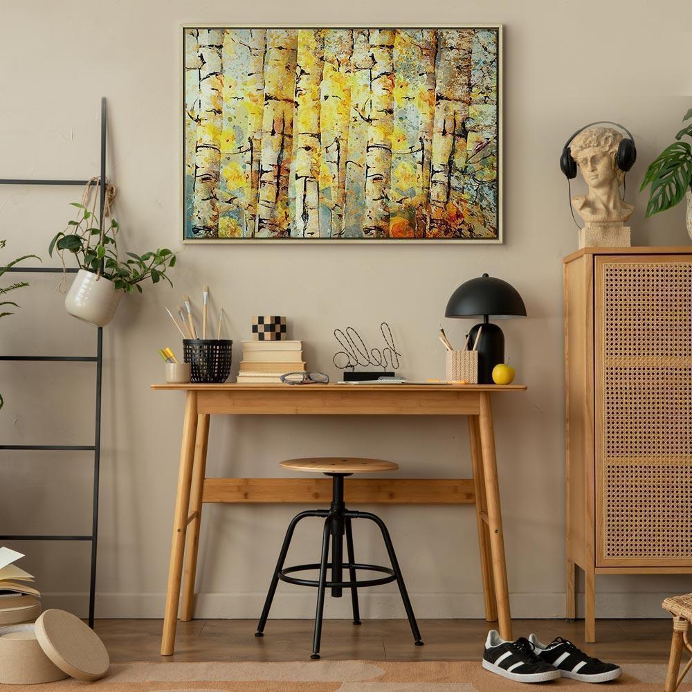 Leinwandbild - Summer Colors of the Forest (1 Part) Wide