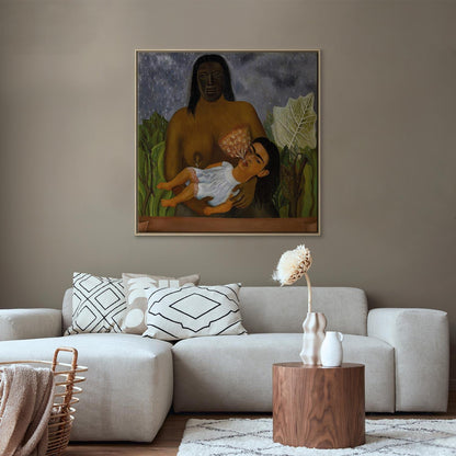 Leinwandbild - Frida Kahlo – My Nurse and I