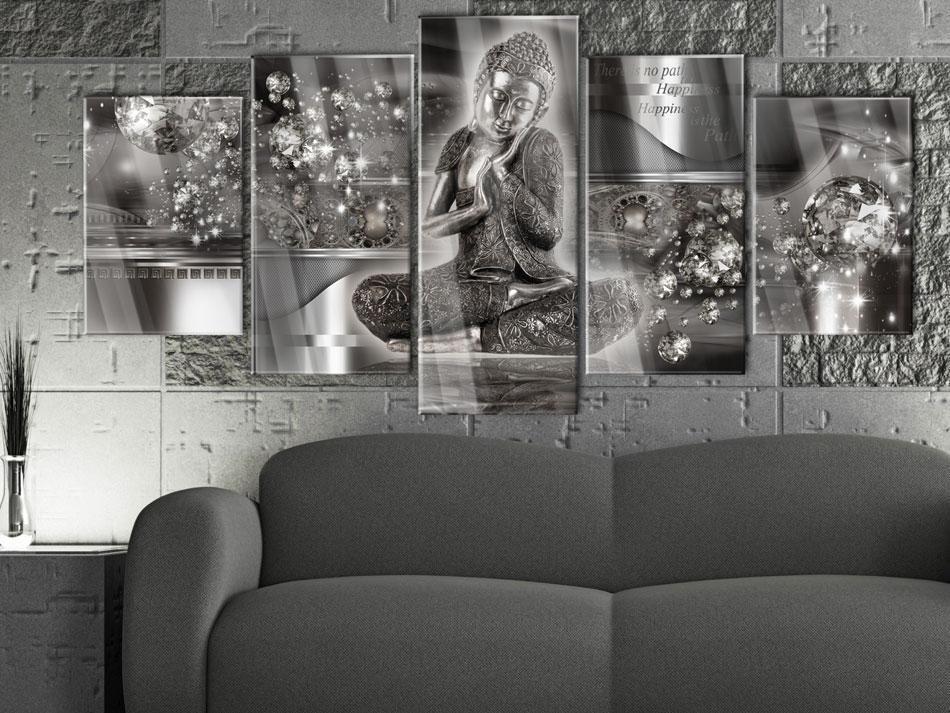 Acrylglasbild - Silver Serenity