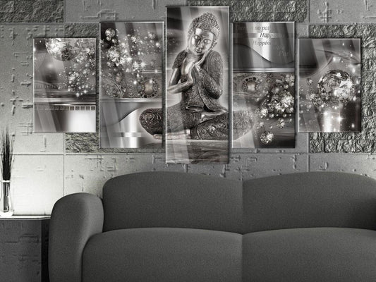 Acrylglasbild - Silver Serenity