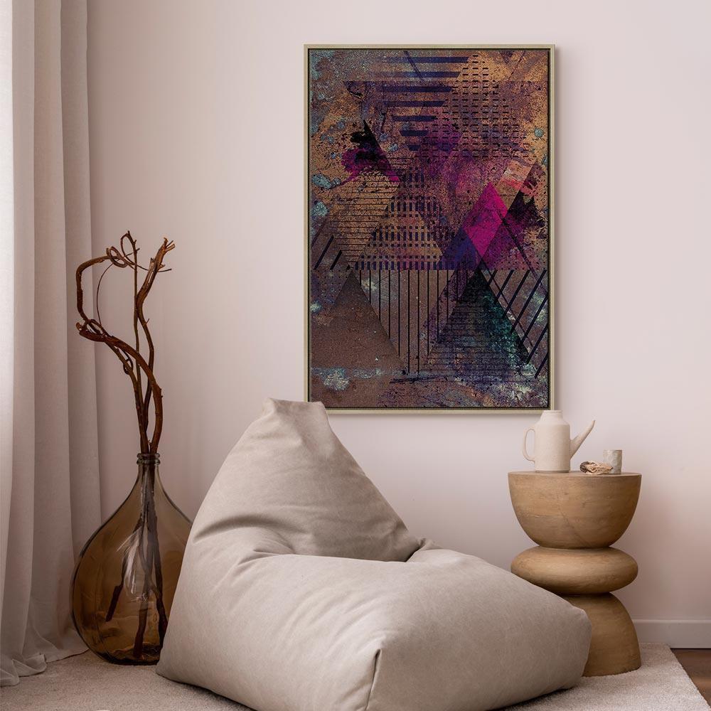 Leinwandbild - Honey Abstraction (1 Part) Vertical