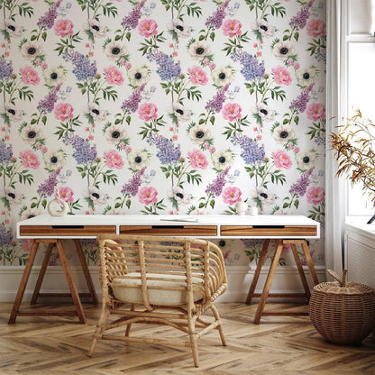 Tapete - Roses and Lilacs