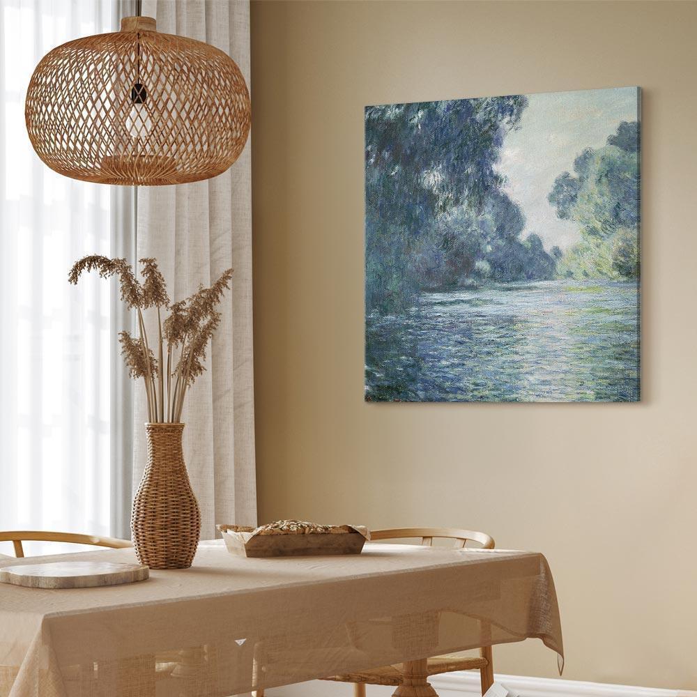 Leinwandbild - Claude Monet – A Stretch of the Seine near Giverny