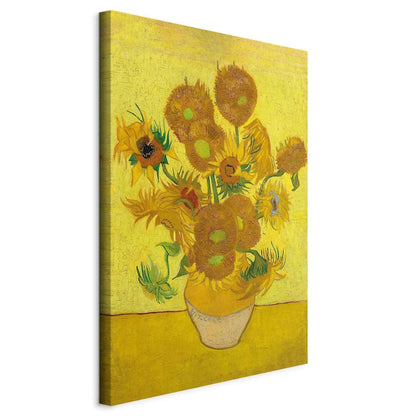 Leinwandbild - Vincent van Gogh – Still Life: Vase With Fifteen Sunflowers