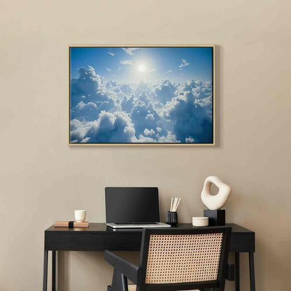 Leinwandbild - Heavenly Calm: Warm Rays of the Sun Artgeist