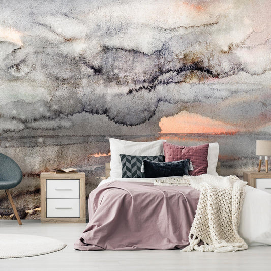 Tapete „Verbundene Wolken“ Sawelt