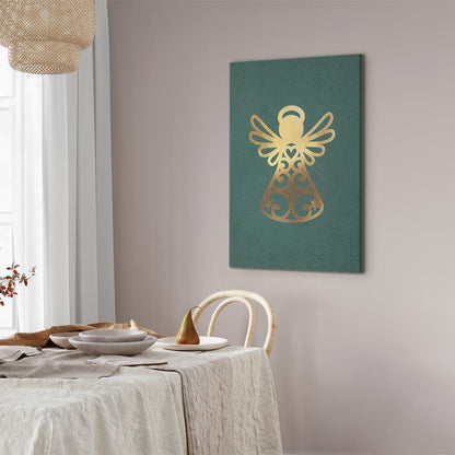 Leinwandbild - Angelic Christmas (1 Part) Vertical