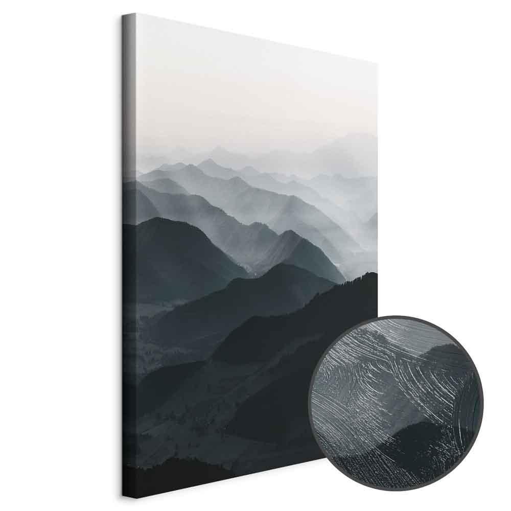 Leinwandbild - Parallel Ridges (1 Part) Vertical