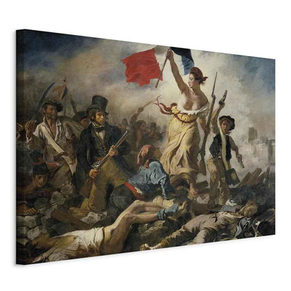 Leinwandbild - Eugène Delacroix – Liberty Leading the People