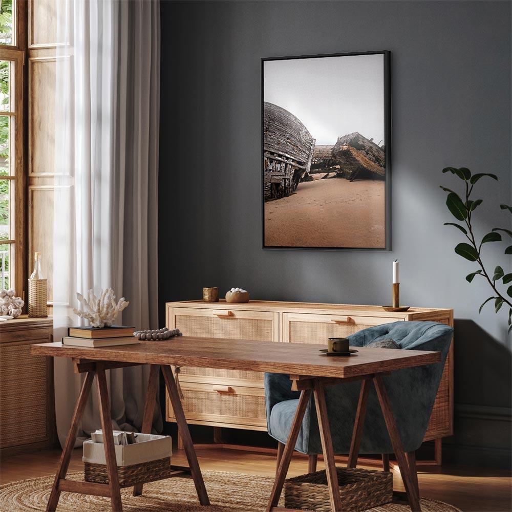 Leinwandbild - Abandoned Cutters (1 Part) Vertical