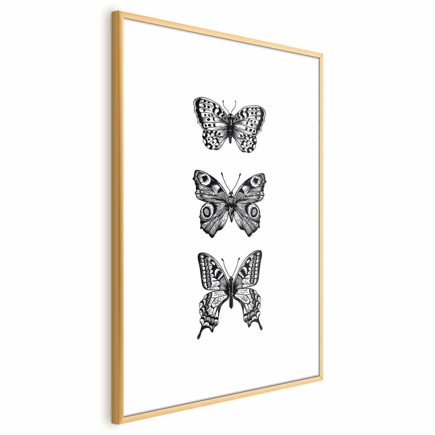 Poster - Three Butterflies Artgeist