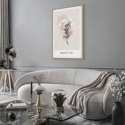 Leinwandbild - Delicate Plant (1 Part) Vertical