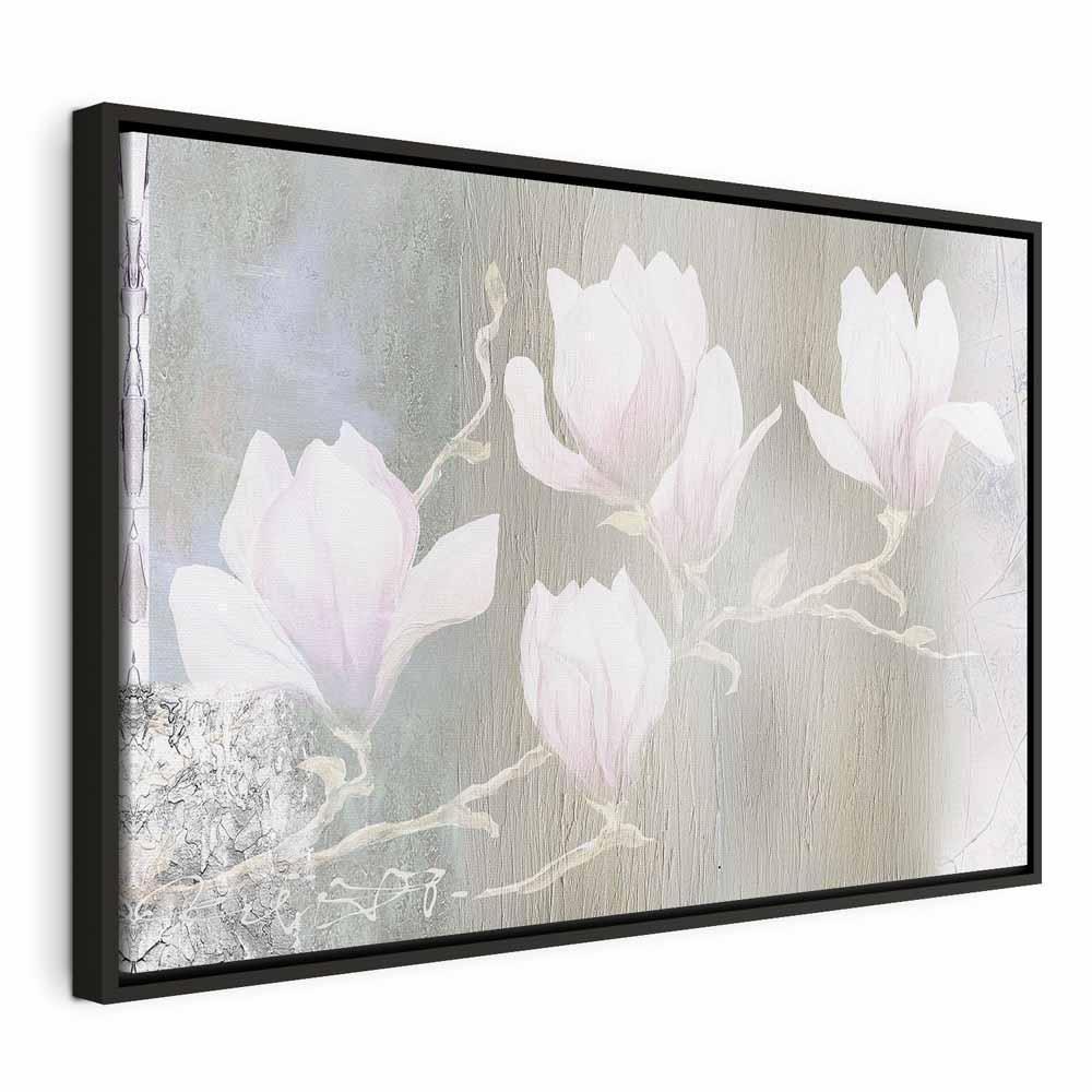 Leinwandbild - White Magnolias (1 Part) Wide