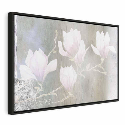 Leinwandbild - White Magnolias (1 Part) Wide
