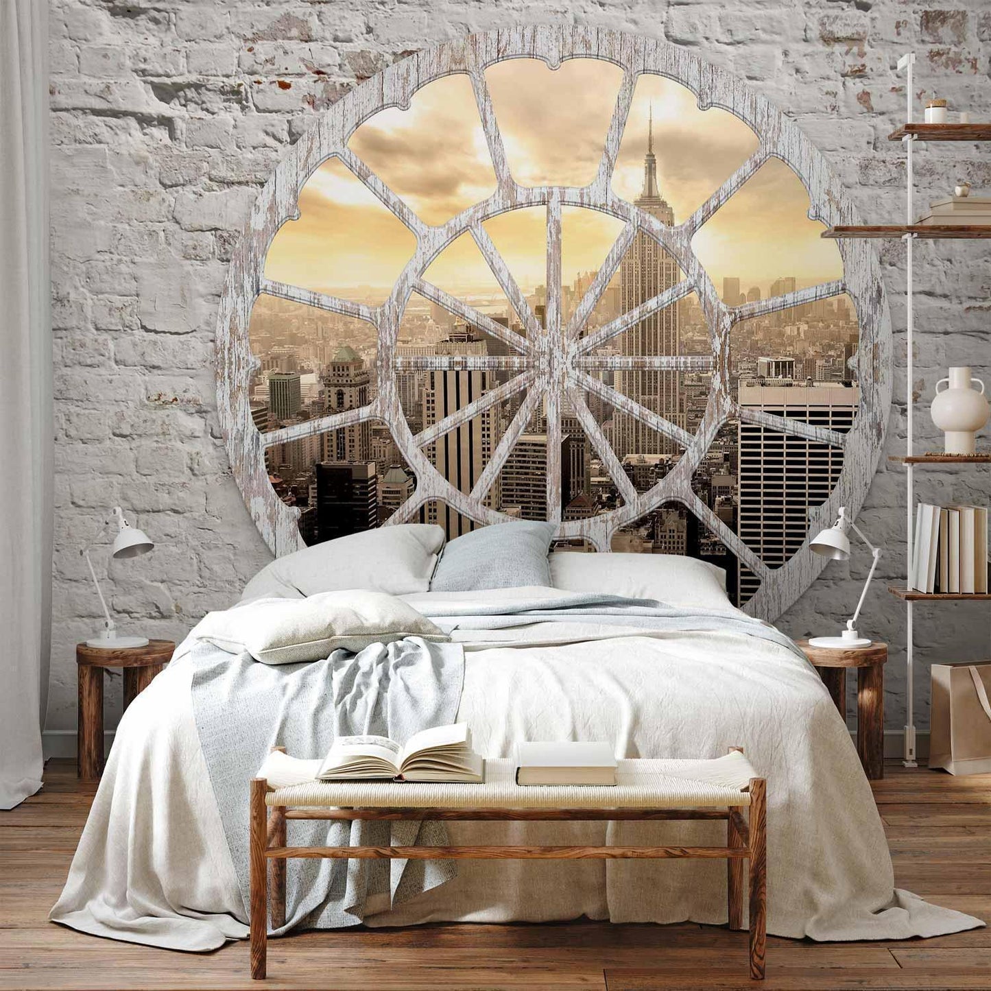 Fototapete - New York: A View through the Window