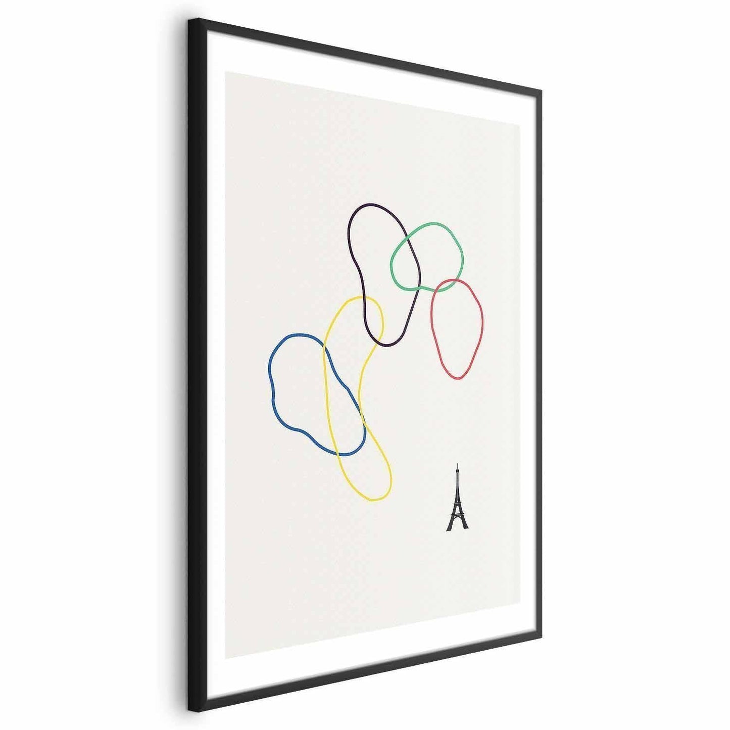 Poster - Colorful Circles - digital graphic - minimalism Artgeist