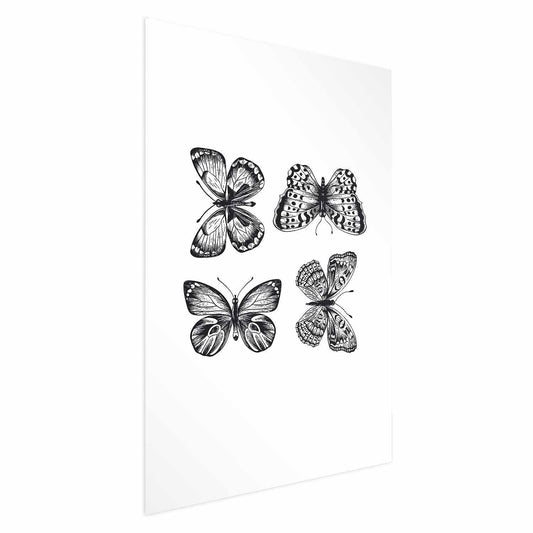Poster - Four Butterflies Artgeist