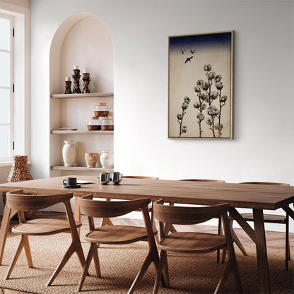 Leinwandbild - Cotton Branches (1 Part) Vertical