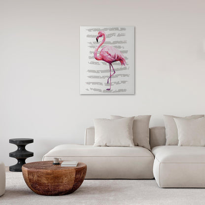 Malen nach Zahlen - Beautiful Flamingo
