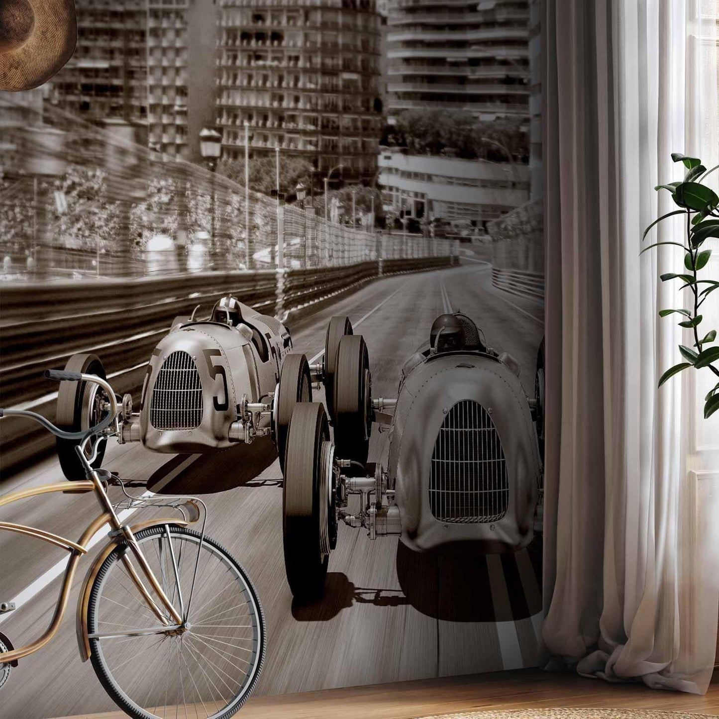 Fototapete - Retro Formula 1